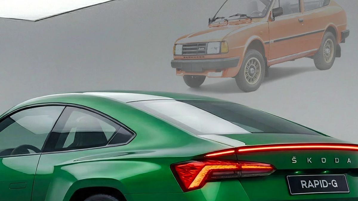 Maďarský designér navrhl moderní Škodu Rapid. V podobě, jaká se vám bude určitě líbit!